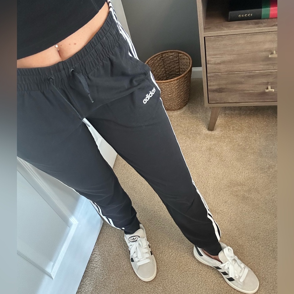 Adidas Essential 3 Stripe Jogger Sweatpants - Picture 7 of 7